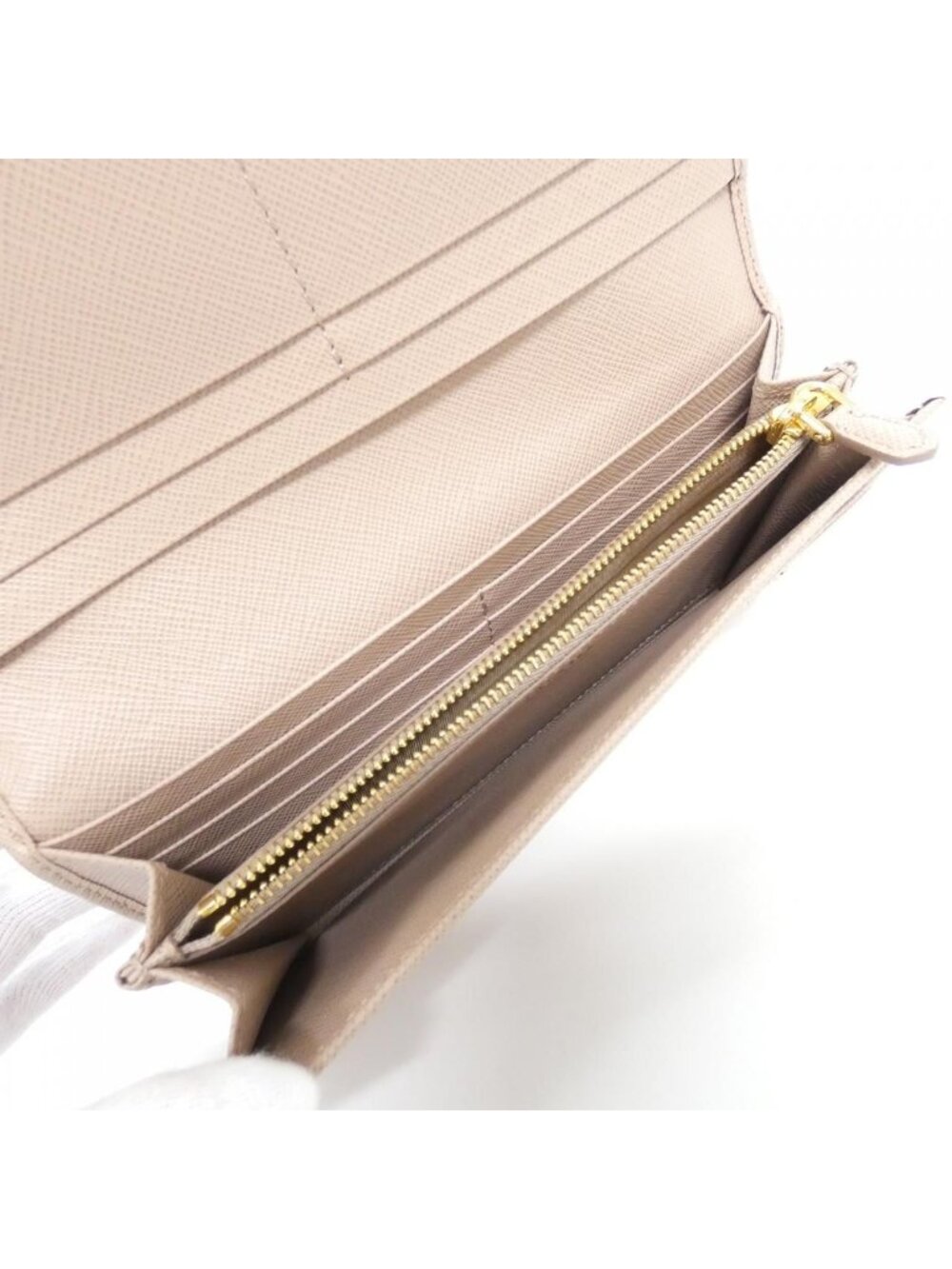 Prada Wallet Gold - Picture 5 of 6